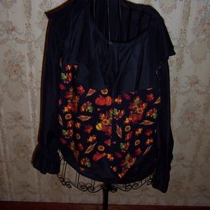 Ladies blouse and vest set